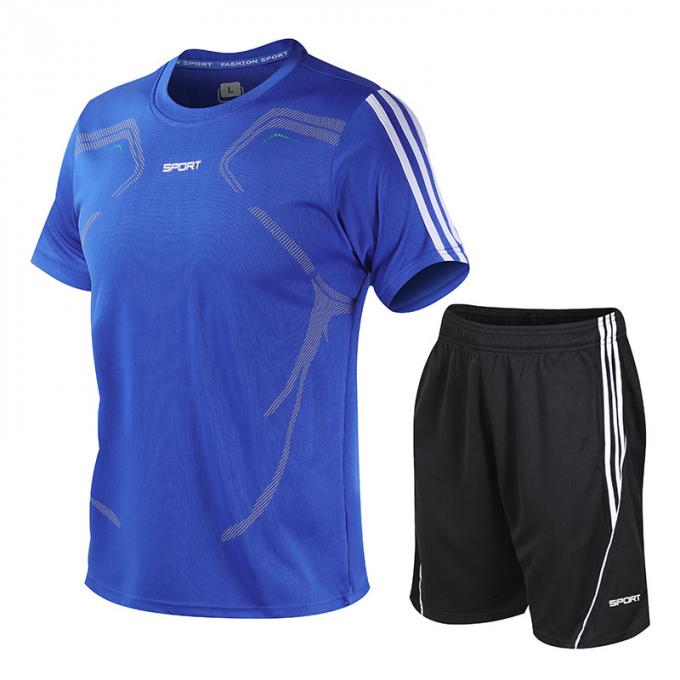 il calcio di calcio della gioventù mette in mostra manica 5XL su ordinazione dei vestiti di PALESTRA dell'abito la breve più la maglietta di dimensione