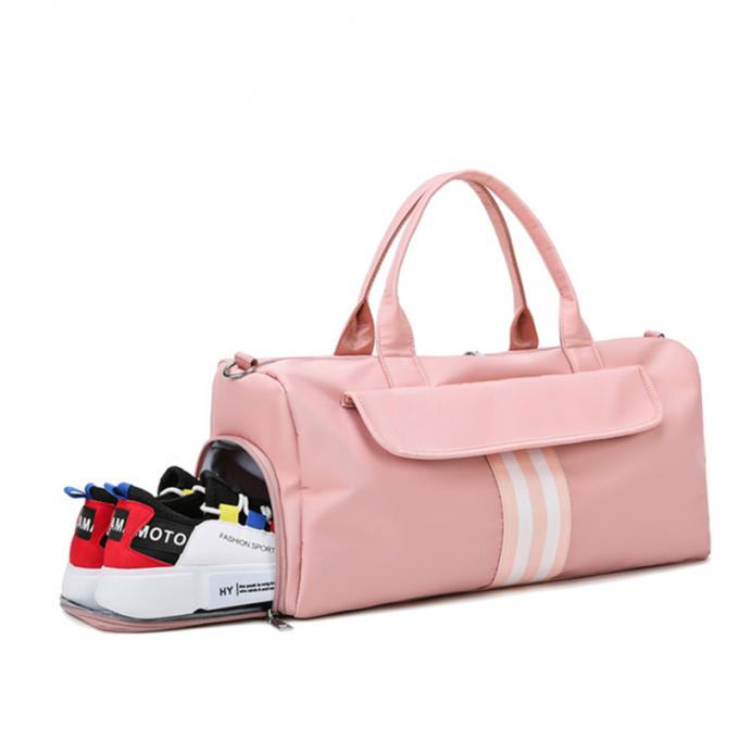 Nuova borsa all'ingrosso del Weekender di viaggio della borsa di tela della borsa di forma fisica di yoga con il viaggio di grande capacità di affari della tasca della scarpa grande