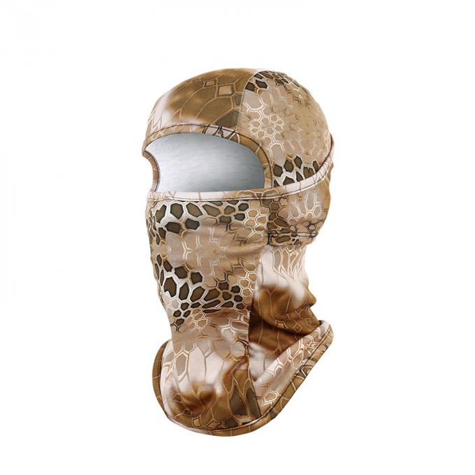 Casco di riciclaggio dell'anti della polvere della maschera di caccia del cammuffamento della maschera di protezione del cammuffamento del serpente di Balaclava di alta qualità della tazza del fronte pieno schermo elastico della bocca