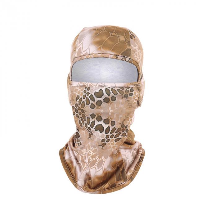 Casco di riciclaggio dell'anti della polvere della maschera di caccia del cammuffamento della maschera di protezione del cammuffamento del serpente di Balaclava di alta qualità della tazza del fronte pieno schermo elastico della bocca