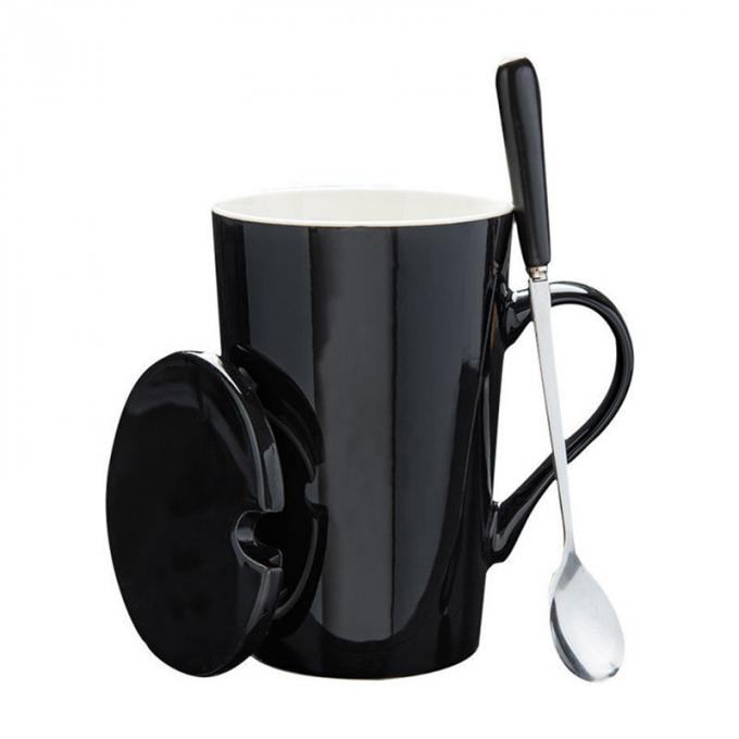 L'abitudine di alta qualità ha stampato 12 tazze ceramiche della chiavetta del caffè delle tazze della costellazione con la metallina del drinkware del cucchiaio e del coperchio colorata multi