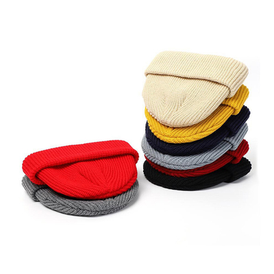 Multicolored Adult Comfortable Toque Hat with Embroidery Logo