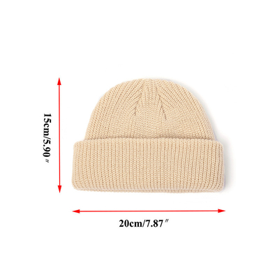 Multicolored Adult Comfortable Toque Hat with Embroidery Logo